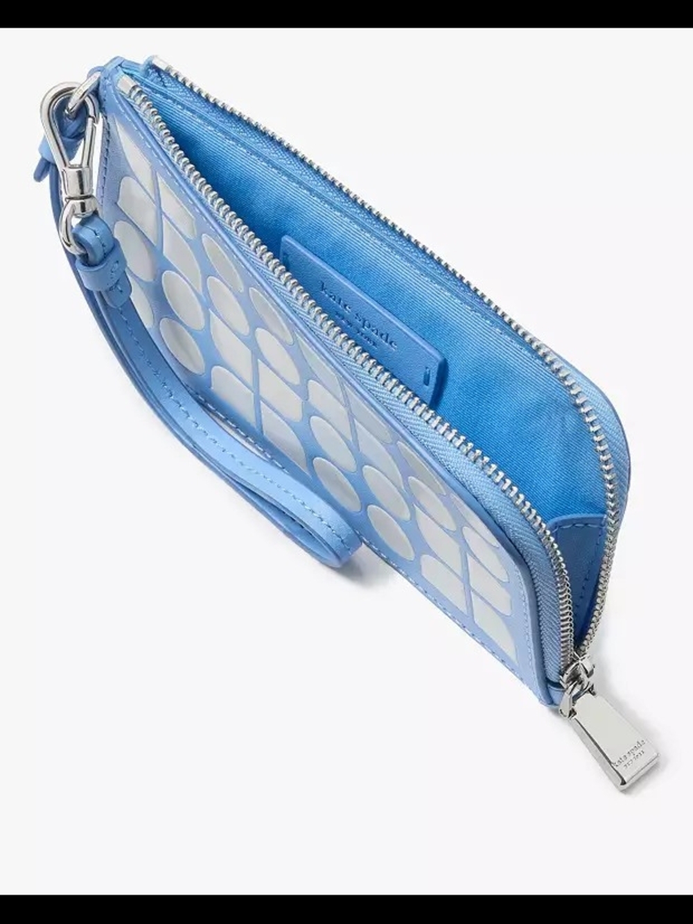 Kate Spade Noel Print Astral Blue Essential Wristlet - RETIRED!